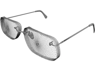 Carbon Glasses 3D Model preview