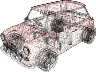 Mini Cooper 3D Model preview