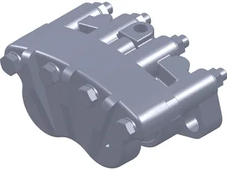 Disc Brakes Caliper 3D Model preview