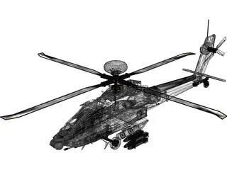 Hubschrauber 3D Model preview