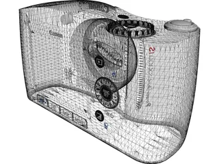 Canon SX120 IS Powershot 3D Model preview