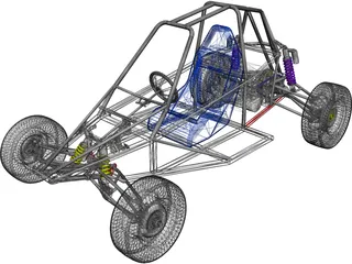 Buggy Off-road 3D Model preview