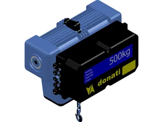 Donati Hoist 500kgs 3D Model preview