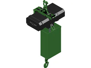 Chainmaster Chainhoist 1000kgs 3D Model preview