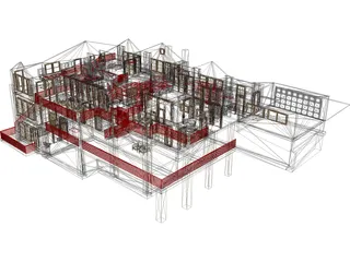 House 3D Model preview