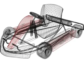 Kart 3D Model preview