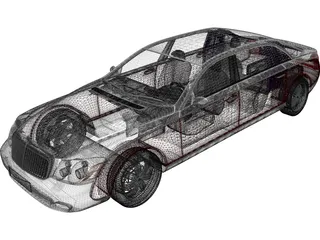 Maybach S57 (2009) 3D Model preview