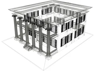 Bank 3D Model preview