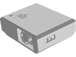 Sanyo Projector 3D Model preview