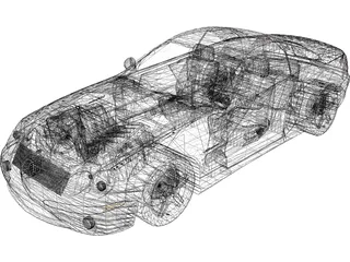 Mercedes-Benz SL65 AMG 3D Model preview