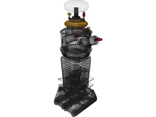 Lost In Space B-9 Robot 3D Model preview