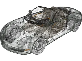 Lexus SC430 (2010) 3D Model preview