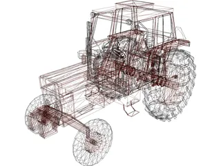 Volvo BM T650 Tractor 3D Model preview