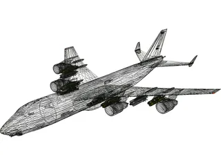 Boeing B-52 Bomber 3D Model preview