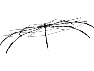 Spider Robot 3D Model preview