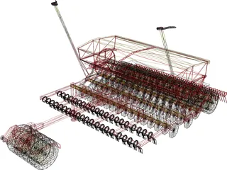 Vaderstad Rapid 400 3D Model preview