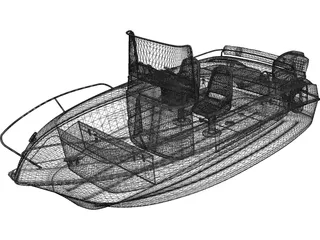 Boat 3D Model preview