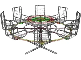 Carousel 3D Model preview