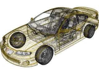 Pontiac GTO 3D Model preview