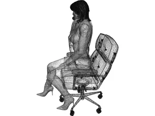Amy 3D Model preview