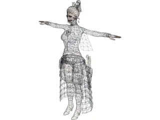 Woman 3D Model preview