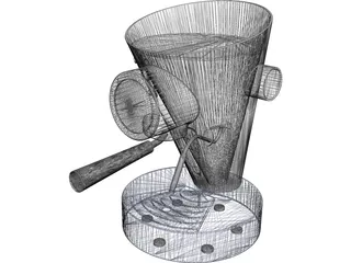 Cafeteira Bugatti 3D Model preview