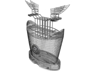 Toast Bugatti 3D Model preview