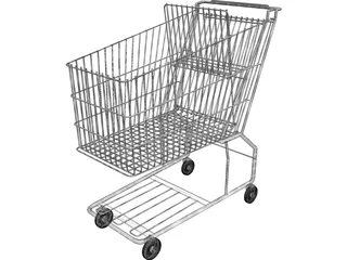 Shopping Cart 3D Model preview