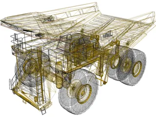 Caterpillar 797B 3D Model preview