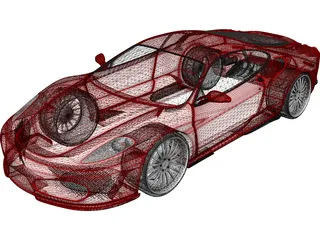 Ferrari F430 (2006) 3D Model preview