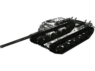 ISU-122 3D Model preview
