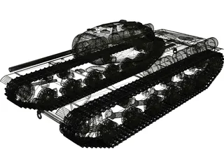 KV-1S 3D Model preview