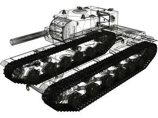 KV-2 3D Model preview