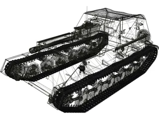 SU-76M 3D Model preview