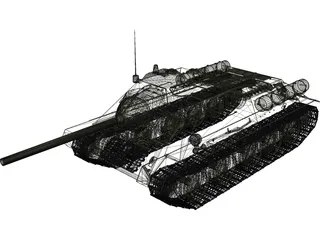 SU-85 3D Model preview