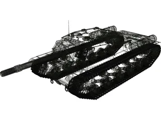 SU-152 3D Model preview