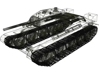 T34 (1976) 3D Model preview