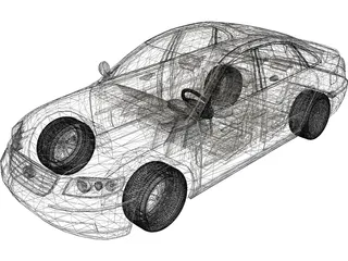 Hyundai Azera 3D Model preview