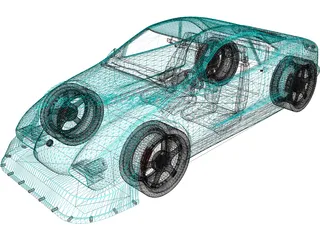 Karmann Concept 3D Model preview