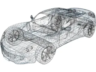 Lotus Elise S2 3D Model preview