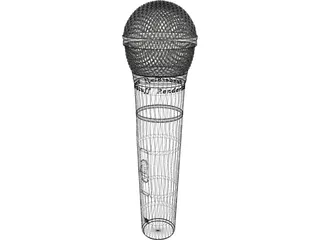 Microphone 3D Model preview
