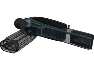 Star Trek TOS Phaser 3D Model preview