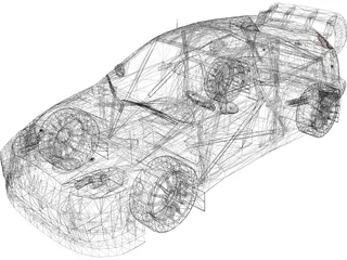 Ford Focus WRC (2003) 3D Model preview