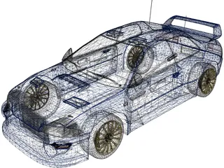 Subaru Impreza WRC (1997) 3D Model preview