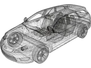 Ford Mondeo Sportbreak 3D Model preview