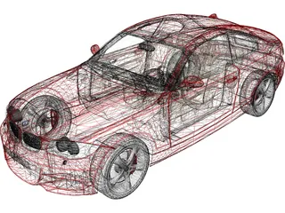 BMW 135i Coupe [E82] (2009) 3D Model preview