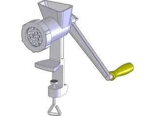 Meat Grinder 3D Model preview
