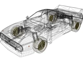 Lancia Rally 037 3D Model preview