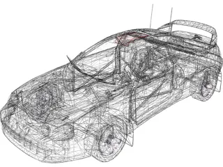 Toyota Celica GT Four (1995) 3D Model preview