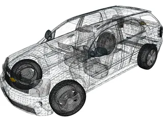 Chevrolet Equinox 3D Model preview